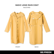 BEFREEK Basic Logo Rain Coat Mustard