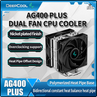 [Nudd70] DeepCool AG400บวก4ท่อฮีตเตอร์ CPU เครื่องทำความเย็นไร้เสียงพัดลมทำความเย็นคอมพิวเตอร์ตั้งโต