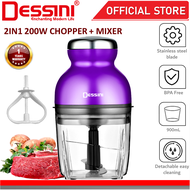 DESSINI ITALY RS-1686 900mL Capsule Cutter Spin Chopper Blender Grinder Mixer Mincer Masher Shredder