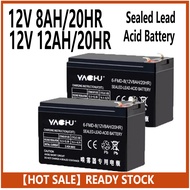 12V 12AH Rechargeable Battery12V 8Ah Sealed Lead Acid / Lithium Battery for UPS Alarm/ Solar