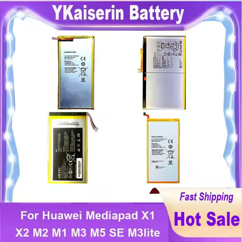 Laptop Battery For Huawei Mediapad X1 X2 7/M2 M1 8.0/M3 8.4/M5 CMR-W19 10 PRO 10.1 10.8/M6 10.8/M3 L