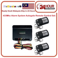 433Mhz Alarm System Autogate Remote Control  Set With 3 Crawler Steel Transmitters &amp; 1 Receiver Universal Remote Set