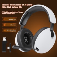 BL500 2.4GHz Wireless Gaming Headset Bluetooth 3.5mm Wired Headphones With Mic for PC PS5 Ps4 Phone
