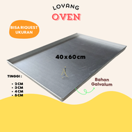 Loyang oven 40x60 cm Bahan Galvalum/ loyang nampan ukuran 40x60 cm galvalum / loyang Oven 60x40 cm g