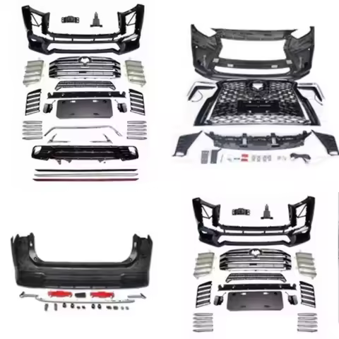 Front Rear Bumper Assembly Rear Lip for Toyota Highlander Crown Kluger 2022 Modified LC300 LX600 Sty