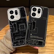 For Oppo Find X9 Pro X8 Pro X7 Ultra Reno 15 Pro 15F 14F 13F A6T Pro “Cool Tech-Style Circuit Board 