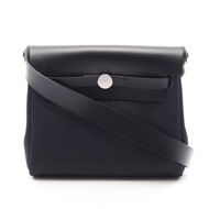 【二手】愛馬仕 HERMES 單肩包 Herbag Zip Mini 黑色 其他 Herbag Zip Mini 黑色 女士 全新未使用