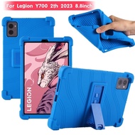 For Lenovo LEGION Y700 2023 Tablet Cover Kids Shockproof Silicone Stand Protective Shell For Legion Y700 2th TB-320F