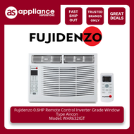 Fujidenzo 0.6HP Remote Control Inverter Grade Window Type Aircon WAR632IGT