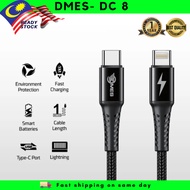 Mobile Cable DC 8 Type C to Lightning (Ready Stock)