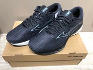 Mizuno Men Wave Rider 27 Black 男裝 路跑鞋 跑步鞋