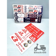 Racing Boy Sticker 100% Original RCB Uma Racing Lekat Sticker Accessories Motor Y16 Y15 Y16ZR Y15ZR VF3i SYM Yamaha Ysuk