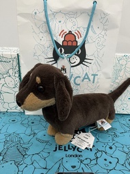 不正包退 正品Jellycat臘腸狗公仔/臘腸狗斜挎包 香港現貨/預訂