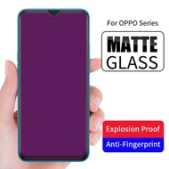 Anti Blue Light Matte Tempered Glass OPPO Reno 8T 8Z 7Z 5 4 Realme 10 9i 8i 7i 6i 5i C3 C11 C12 C15 