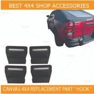 1 3/4’’ FLAT J HOOK HEAVY DUTY PP PLASTIC TARPAULIN CANVAS HOOK CANGKUK 4x4 CANVAS HOOK CANVAS 4X4