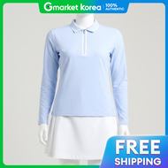 G/FORE | เสอโปโล GFORE FEATHERWEIGHT SILKY TECH NYLON QUARTER ZIP รน G4LS23K863-SKY สำหรบผหญง