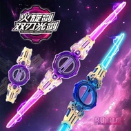 Hot Sword Double-Blade Light Sword Double-Headed Retractable Laser Sword Bearing Rotating Cool Light