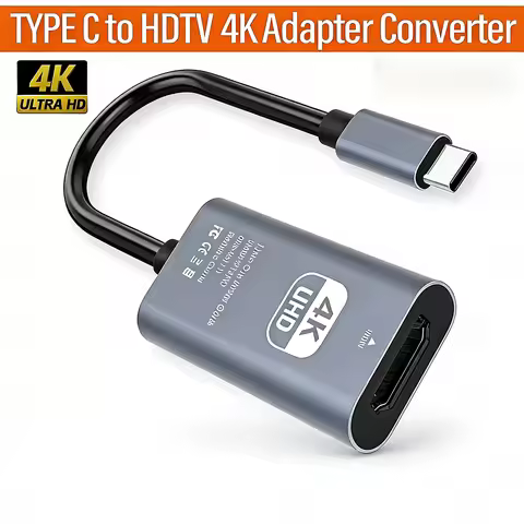 4K USB C to HDtv Converter - USB3.1 Male to HDTV Female Adapter for Laptop Tablet MacBook