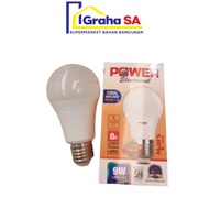 POWER LED BULB 9W 6500K