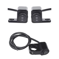 Motorcycle Handlebar Aluminum Waterproof 3-Wire /2 Gear Switch Domino Switch 3Way Switch