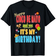 Happy Cinco De Mayo Birthday Shirt - May 5Th Birthday Party T-Shirt