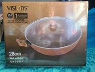 VISIONS 28cm 帶蓋炒鍋