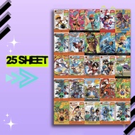 HOMEMADE KARTU/KAD PEK FIESTA BOBOIBOY MONSTA GALAXY CARD (MGC) PREMIUM 25 SHEET