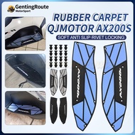 QJMOTOR AX200S Carpet Rubber AX200 S Carpet Karpet Pemijak Kaki Footrest Footstep AX200S AX 200S AX 