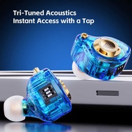 QKZ AK6 Lucky In-Ear Dynamic Earphone Plug-In Earphone Three-Speed Tuning Interchangeable Cable Mobi