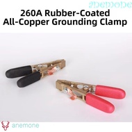ANEMONE Earth Cable Clamp, Heavy Duty A Shape Welding Ground Clamp, Professional Antioxidation Safet