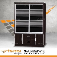 EUREKA 4.5ft Wardrobe Cabinet Sliding Door Drawer KS / Almari Baju (Deliver &amp; Installation Klang Valley) LHL