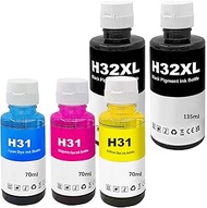 31 32XL Ink Compatible with HP 31 32 XL for Smart Tank 315 319 455 515 516 530 555 558 559 570 655 6