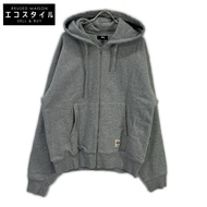 Stussy 118460 雙面標籤全拉鍊連帽衫 L 碼 [二手]