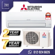 Mitsubishi 1HP / 1.5HP / 2HP / 2.5HP Air Conditioner 5-Star Inverter - Mr Slim Wall Aircond