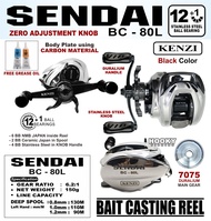 REEL KENZI SENDAI BC-80L BLACK | GOLD