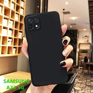 [ส่งจากไทย] Case Samsung galaxy A22 5G เคสโทรศัพท์ซัมซุง เคสนิ่ม tpu เคสสีดํา เคสซิลิโคน สวยและบางมา