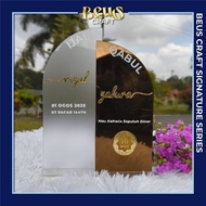 BEUS CRAFT SIGNATURE SERIES MAS KAHWIN EKSKLUSIF | HANTARAN | IJAB QABUL | AKAD NIKAH