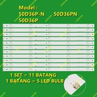 HISENSE 50D36P-N TV LED BACKLIGHT BARU / READY STOCK (50D36PN / 50D36)