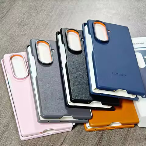 Luxury Magnetic Cover for SAMSUNG Galaxy Z Fold 7 Fold7 Case Shockproof Eco Leather Cover z fold7 Fo