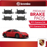 BREMBO Rear Pads (L+R) - Porsche 911 Carrera 3.6 2008 Porsche 911 Carrera S 2014