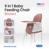 INTI BABY 6 in 1 Baby Feeding Chair (IB-2206) Baby Dining Chair Baby Chair/ Baby High Chair