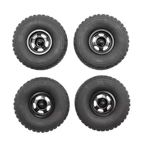 WPL C14 C24 C54 C64-1 B14 B24 MN D90 MN98 MN99S 4pcs 67mm Soft Tire Metal Wheel Rim RC Car Upgrade P