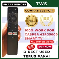 TWS tcl remote android tv |Casper Tv for Smart TV Voice Remote control 43 inch Full HD 43FG5000 43FG