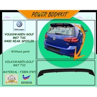 Volkswagen Golf MK7 TSI R400 Rear Spoiler Material Fiber (FRP)