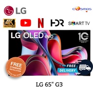 LG 65" OLED evo G3 Gallery Edition  120Hz Dolby Vision &amp; HDR10 4K UHD Smart TV (2023) OLED65G3PSA / OLED77G3PSA