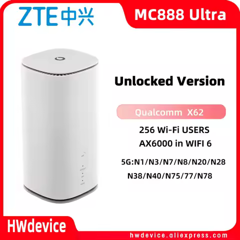ZTE MC888 Ultra The Fastest Wi- Fi 6 Indoor 5G CPE Vodafone GigaCube