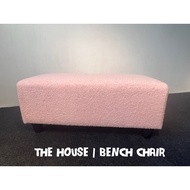 TH 3FT Stool Bench Chair Wool Fabric Modern Stool Chair Kerusi Ottoman Seater Design