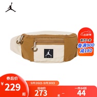 NIKE JORDAN 耐克AJ儿童腰包男女童单肩背包大童户外运动手提包 麦黄色 8/20(14cm)
