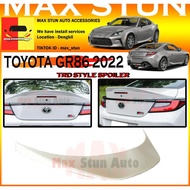 TOYOTA GR86 SUBARU BRZ 2022+ TRD SPOILER REAR TRUNK SPOILER DUCKTAIL GR86 SPOILER BRZ SPOILER CAR BO