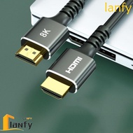 LANFY 8K HDMI Cable, 8K 2.1 Version HDMI 2.1 Cable, Flexible Projection Line High-definition High Speed HDMI Projection Cable for TV/Computer/Projector